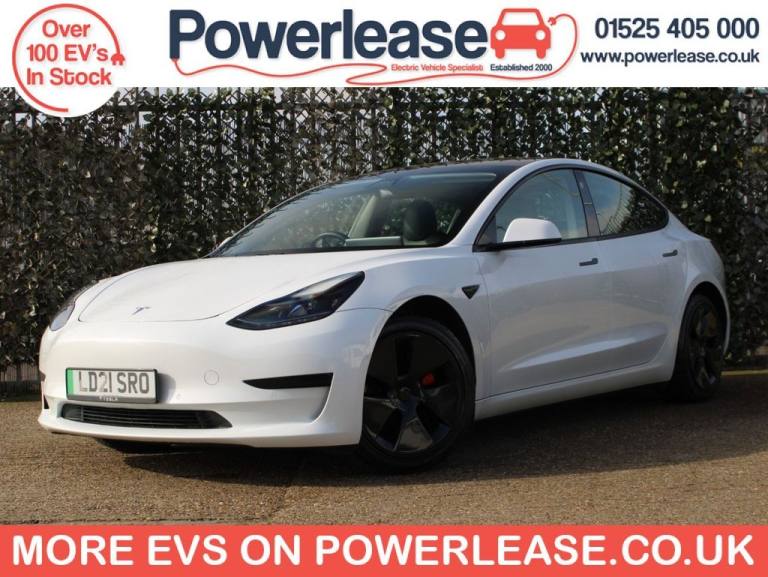2021 Tesla Model 3 Standard Range Plus Saloon 4dr Electric Auto RWD (241 bhp) Saloon Automatic