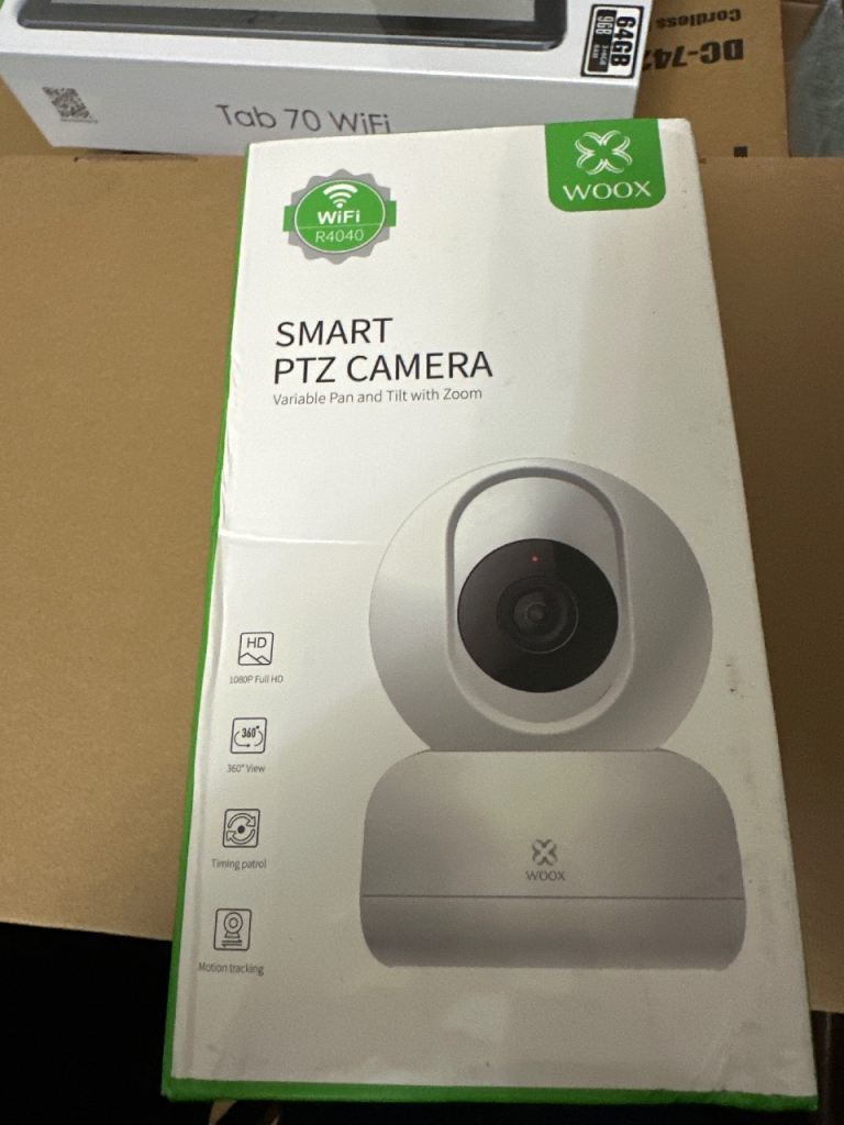 WOOX Smart PTZ Camera - New, WiFi Home Security