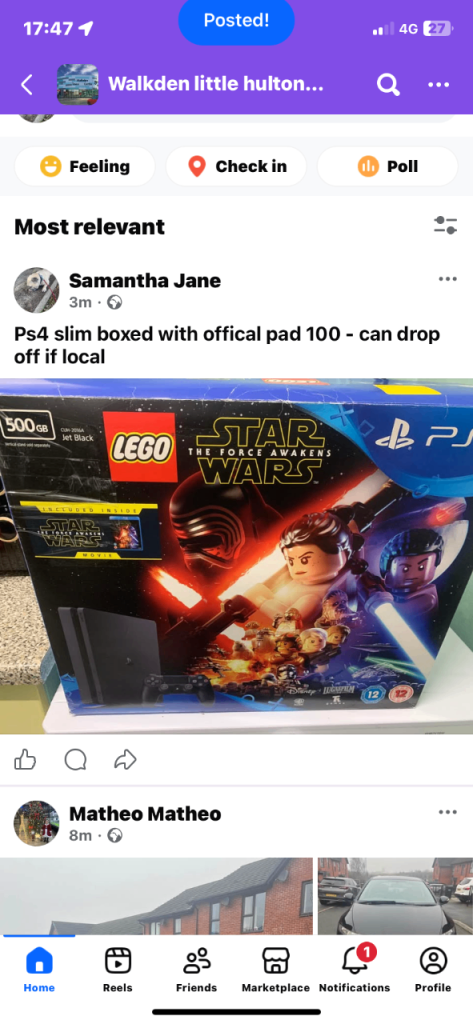 Ps4 slim boxed 500gb