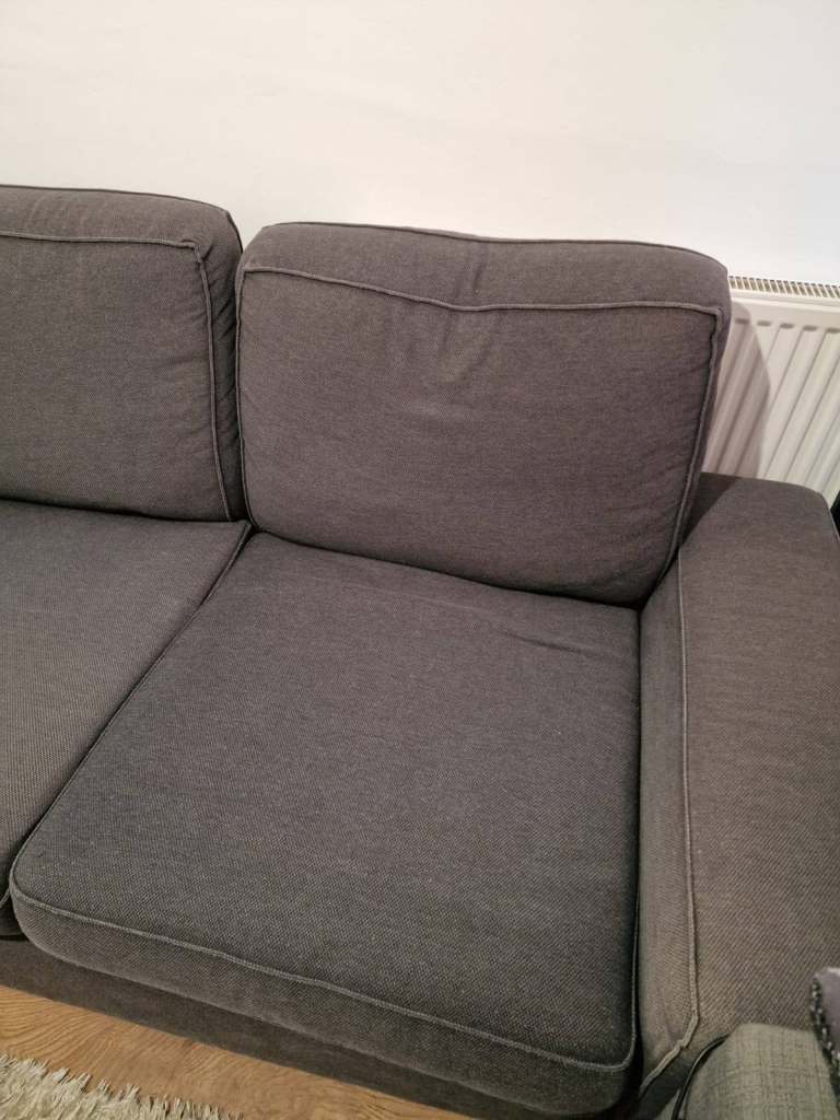 Grey three seater sofa for sale - Watford 