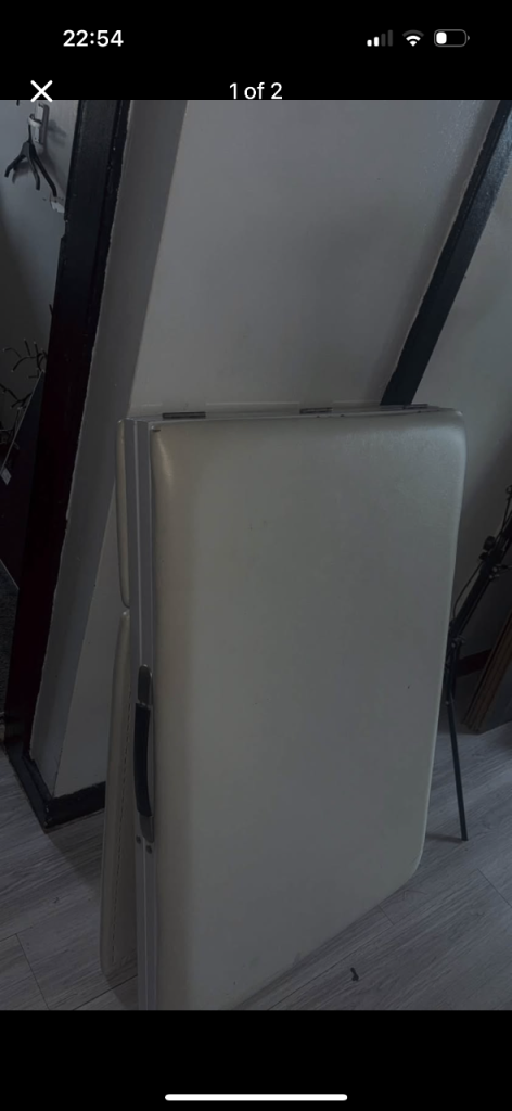 Massage table used as a lash bed