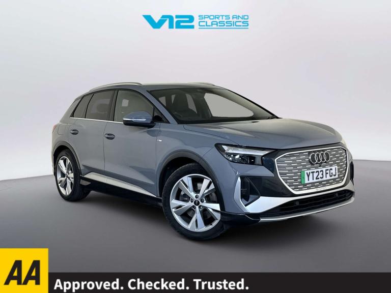 2023 Audi Q4 e-tron 40 S line SUV 5dr Electric Auto 82kWh (204 ps) SUV Electric Automatic