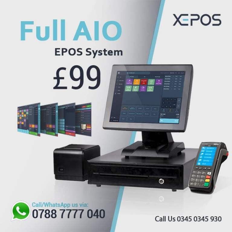 Complete EPOS System for Retail Restaurant