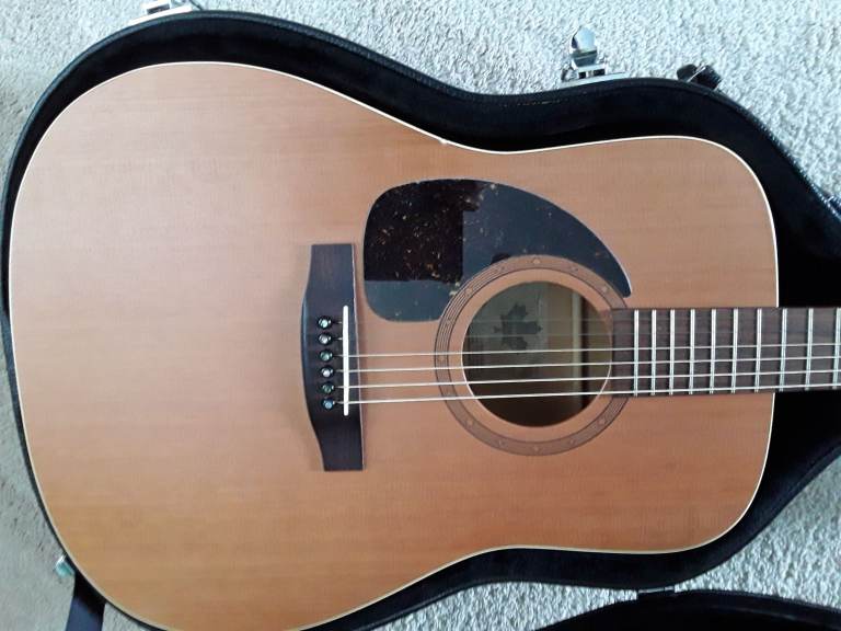 Left handed Norman B18 acoustic guitar, made in canada.