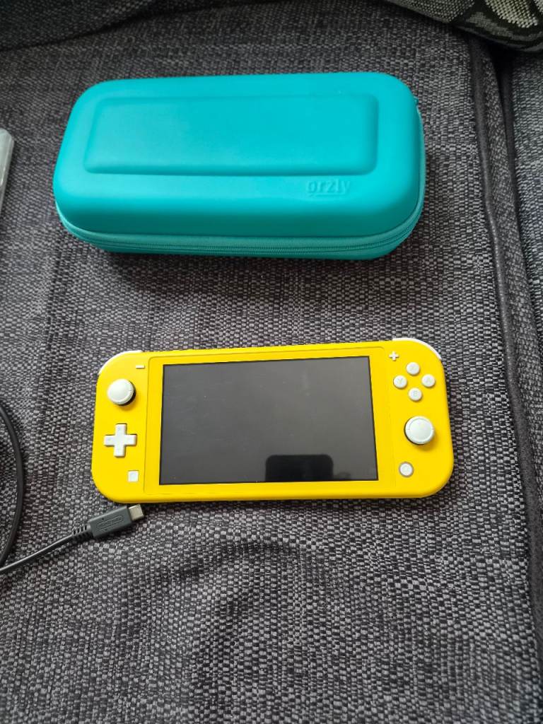 Nintendo Switch Lite with Case & Animal Crossing