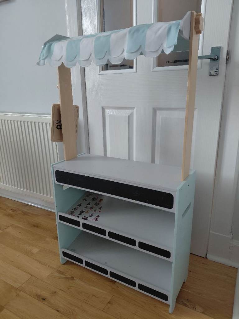 Kids Wooden Market Stall / Shop Play Toy – Excellent Condition