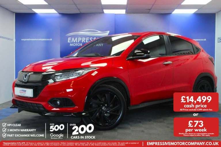2020 20 HONDA HR-V 1.5 VTEC TURBO SPORT SUV 5DR PETROL CVT EURO 6 (182 PS)