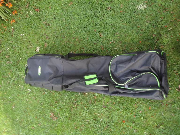 Golf travel / airline / holidays / transportation, padded wheeled bags, various prices 