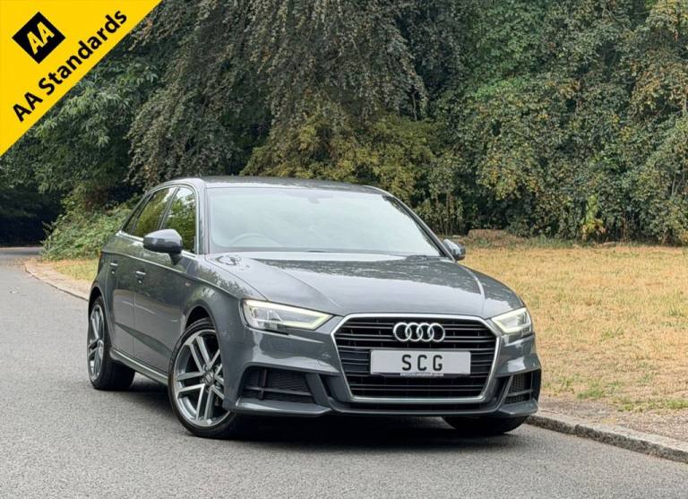 2018 Audi A3 1.0 TFSI 30 S line Sportback 5dr Auto Petrol S Tronic Euro 6 (s/s) (116 ps) Hatchbac...