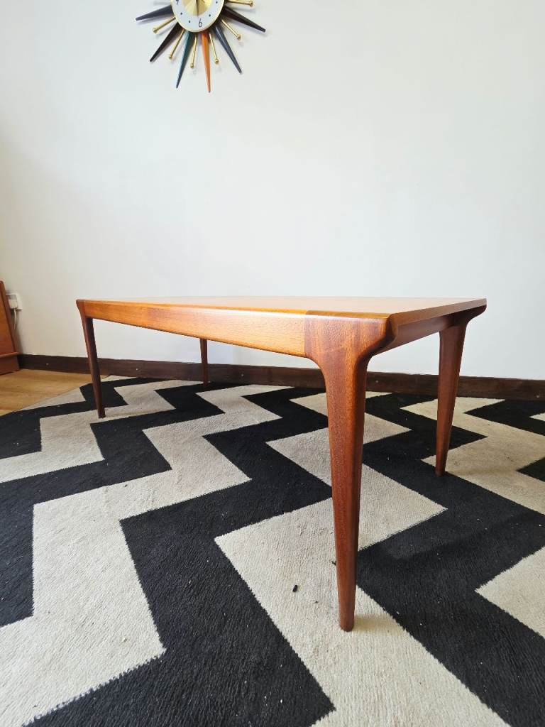 Rare Danish Mid Century Teak & Afrormosia Coffee Table c.1960 Macintosh 
