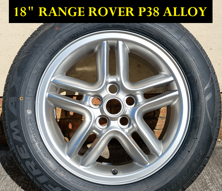 18" Range Rover Alloy Wheel & New Tyre P38 Model