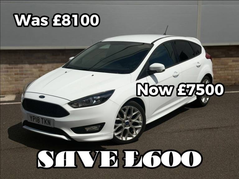 2018 Ford Focus 1.0T EcoBoost ST-Line Hatchback 5dr Petrol Manual Euro 6 (s/s) (140 ps) Hatchback...