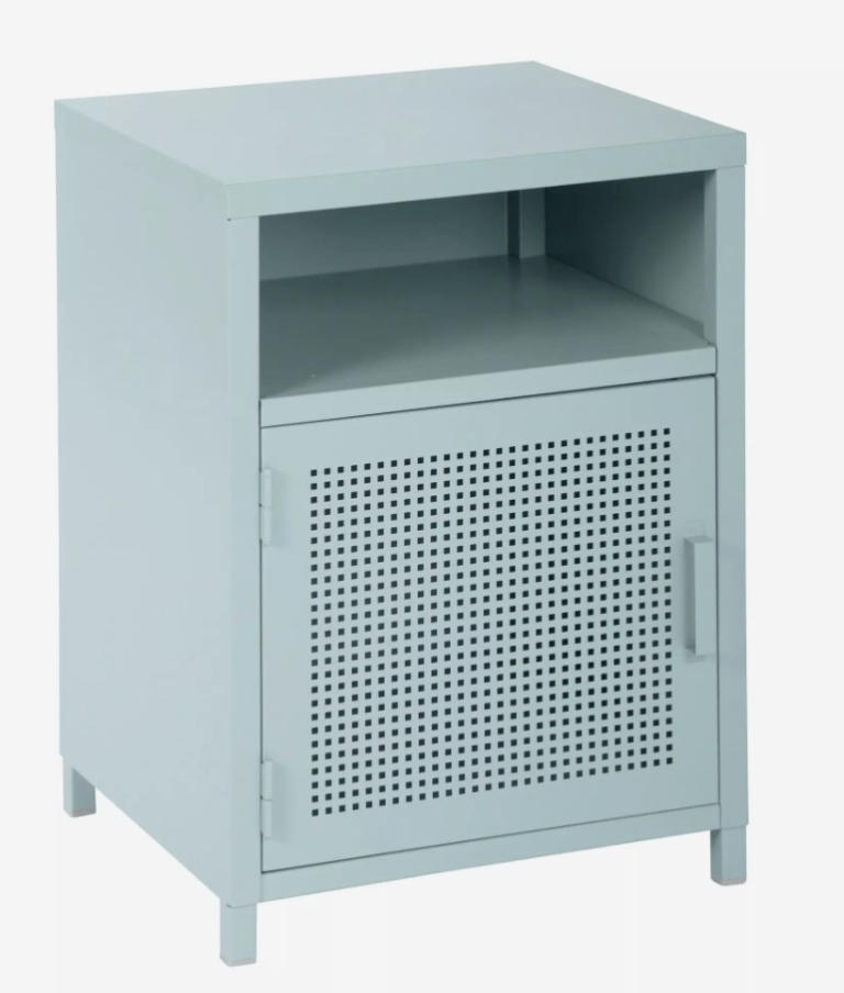 Metal locker style bedside table BRAND NEW