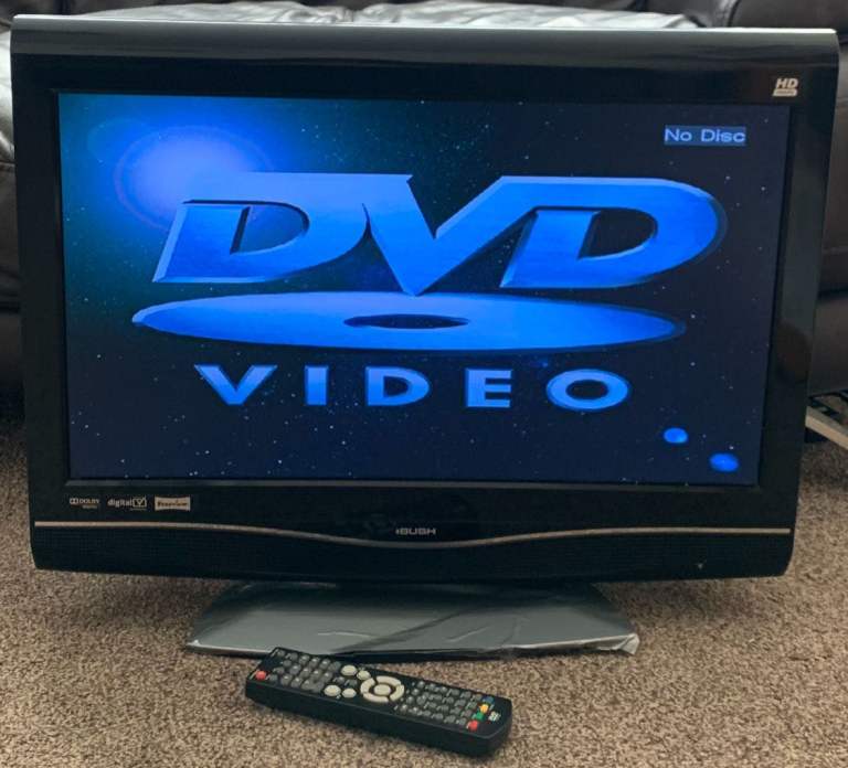 ++ Bush 22 Inch HD LCD TV Built In DVD Player & Freeview ++