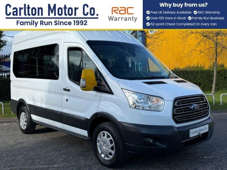 2018 Ford Transit 2.0 350 EcoBlue L2 H3  inch WINDOW VAN  inch Euro 6 (130 ps) W