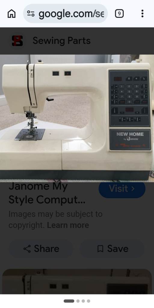 Janome my home style computer 