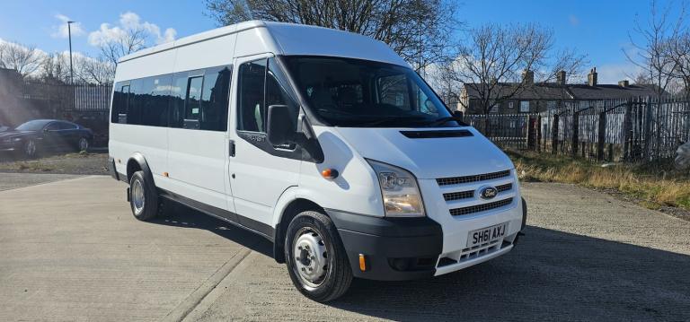 2011 FORD TRANSIT 2.2 TDC1 135 EL LWB 17 SEAT MEDIUM ROOF CHEAP MINIBUS 
