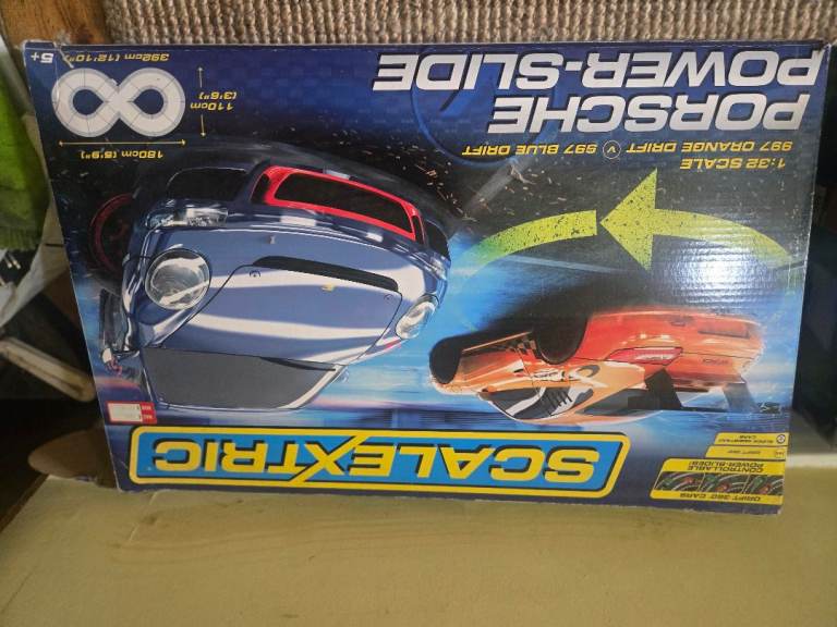 Scalextric Porsche Power-Slide Race Set – New in Box