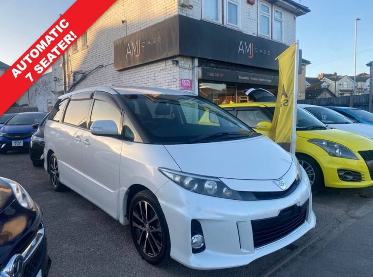 2013 Toyota Estima 2.4 Automatic Petrol 7 Seater White 5dr MPV Petrol Automatic