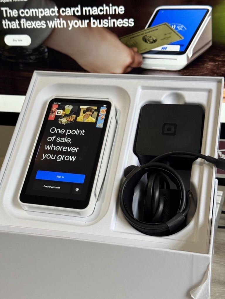 Square All-In-One Payment Terminal Contactless Card Reader