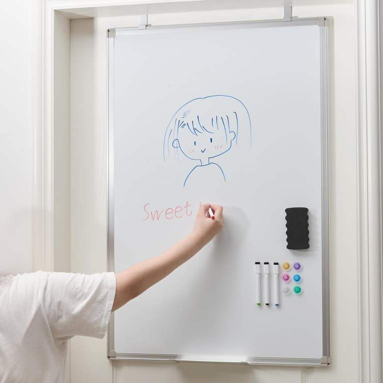 Brand New No-Drill Magnetic Whiteboard for Over-Door and Wall-Mount, 60X90 CM