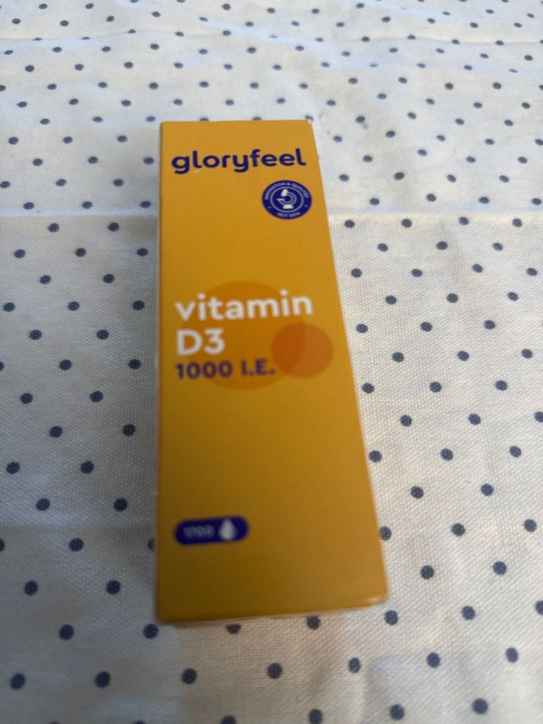 Gloryfeel Vitamin D3 1000 I.E. Drops – Brand New Sealed