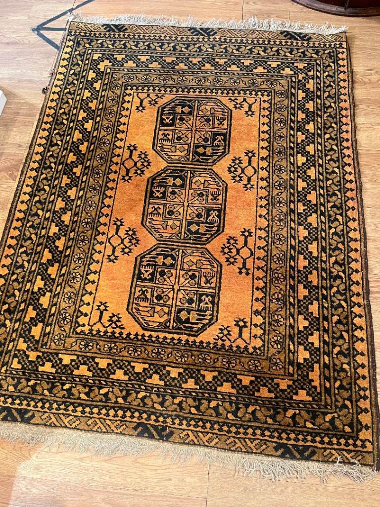 image for Wool Rug , great colours . Size - 140cm x 102cm Price - £160