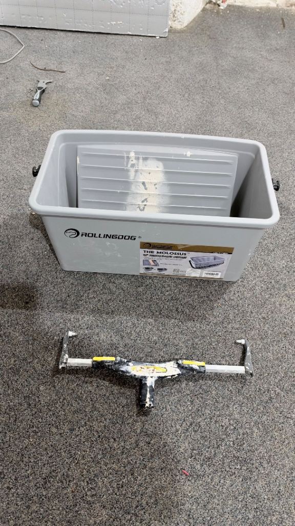 18 inch scuttle and roller arm