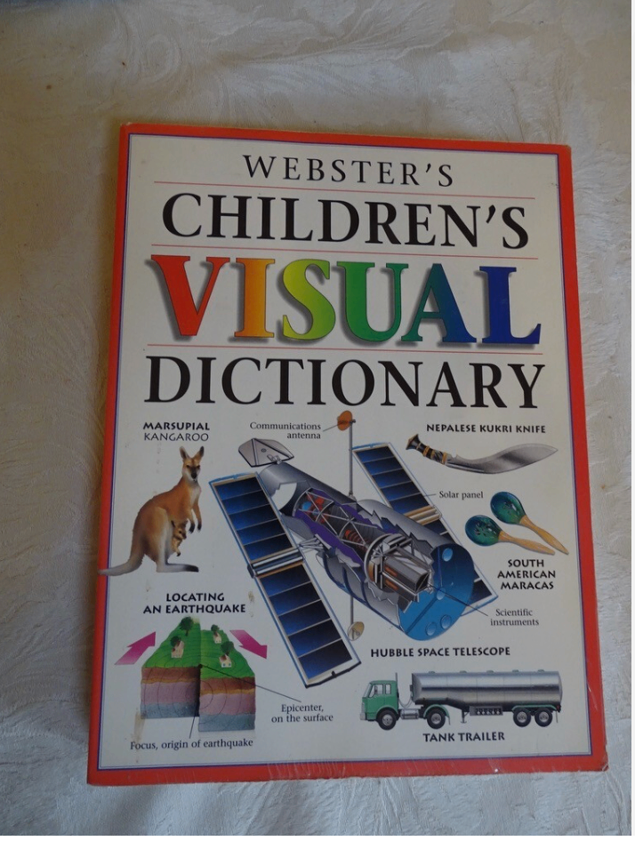 50p Webster's Children's visual dictionary, Fascinating book for your child.