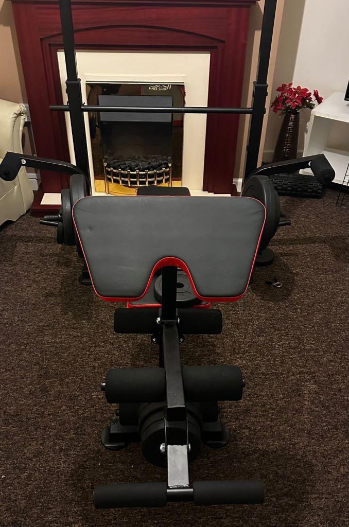 Multi-function Weight bench & barbell/dumbbell set