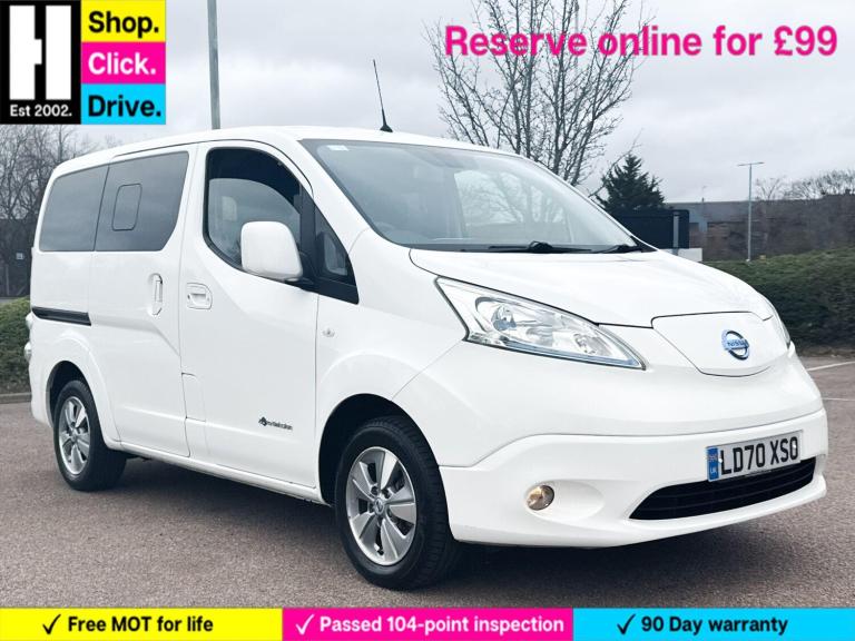 2020 Nissan eNV200 Evalia 40kWh Evalia MPV 5dr Electric Auto (Quick Charge, 7 Seat) (109 ps) MPV ...