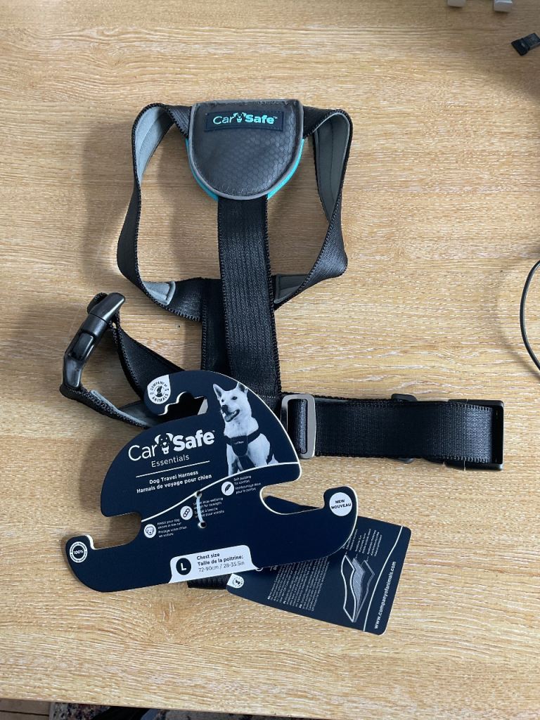 CarSafe Crash Tested Dog Travel Harness Size L 72-90cm / 28-35.5