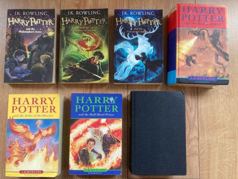 image for Full Harry Potter Book Set 1-7 By J.K Rowling 