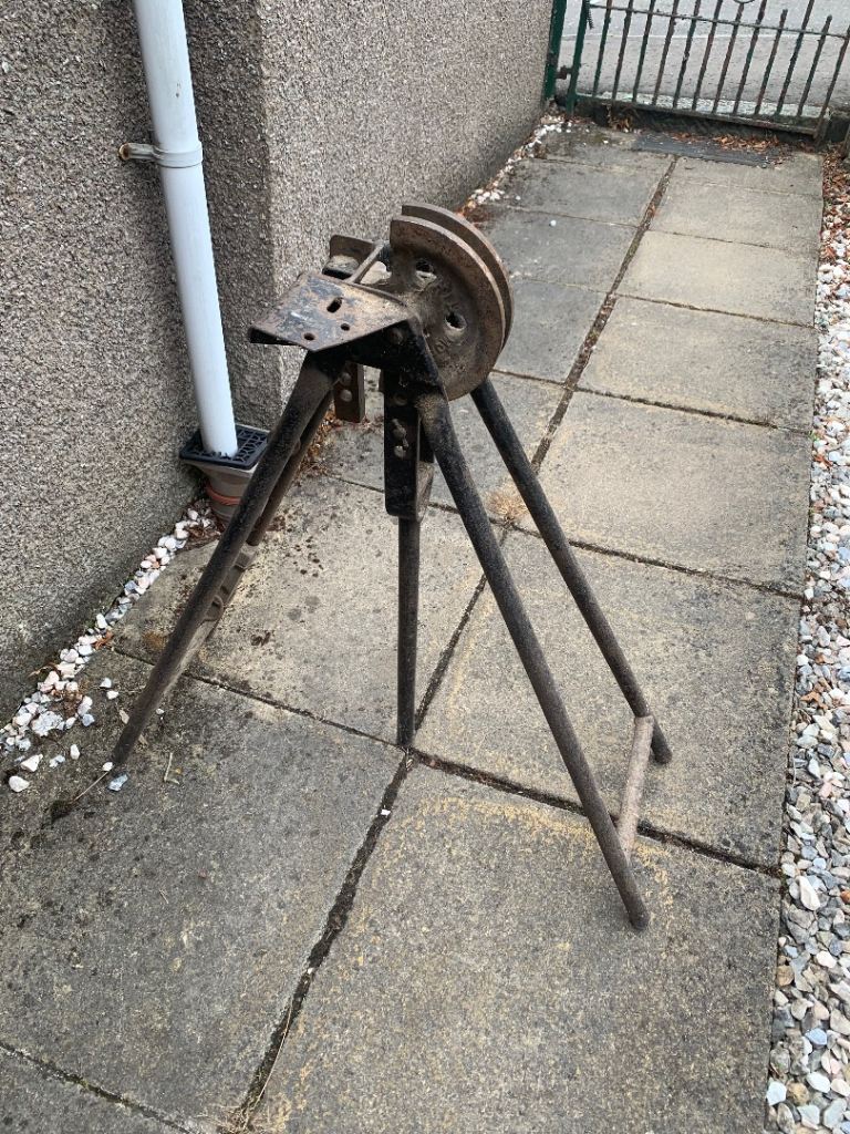 Hand Pipe Bender Stand with Formers – Fair Condition