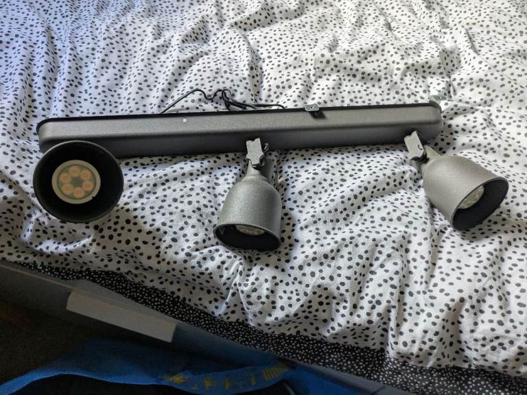 IKEA Hektar Ceiling Track Lights x3