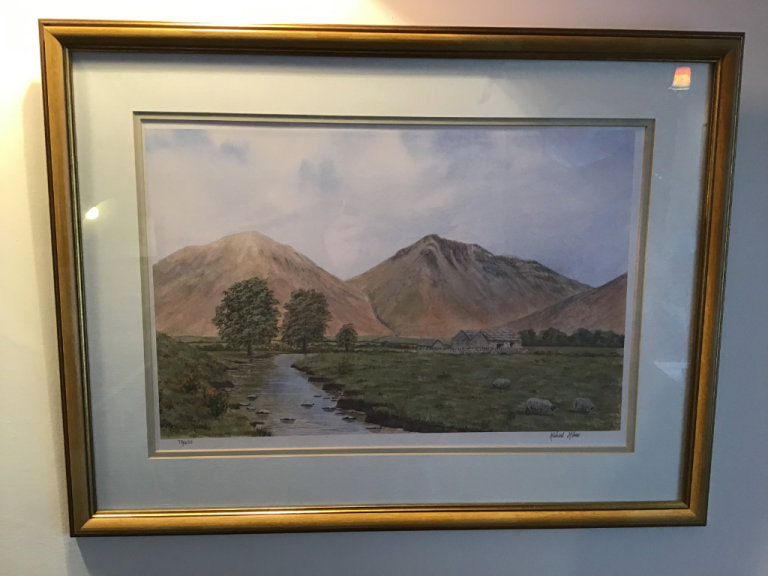 ‘Wasdale Head’ Limited Edition Artist Signed Print Michael Milner.