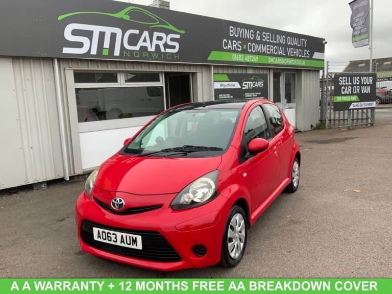2013 Toyota AYGO 1.0 VVT-i Move Hatchback 5dr Petrol MultiMode Euro 5 (68 ps) Hatchback Petrol Au...