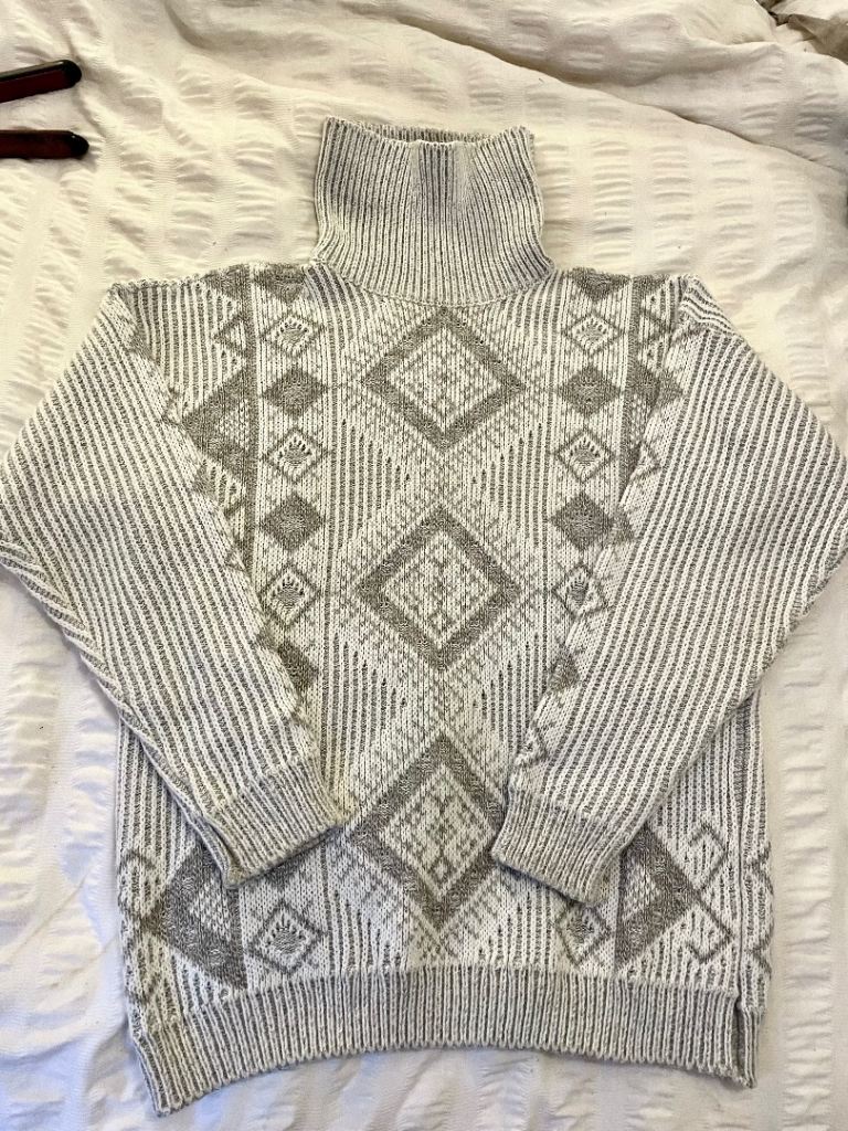 St Michael’s vintage sweater. 