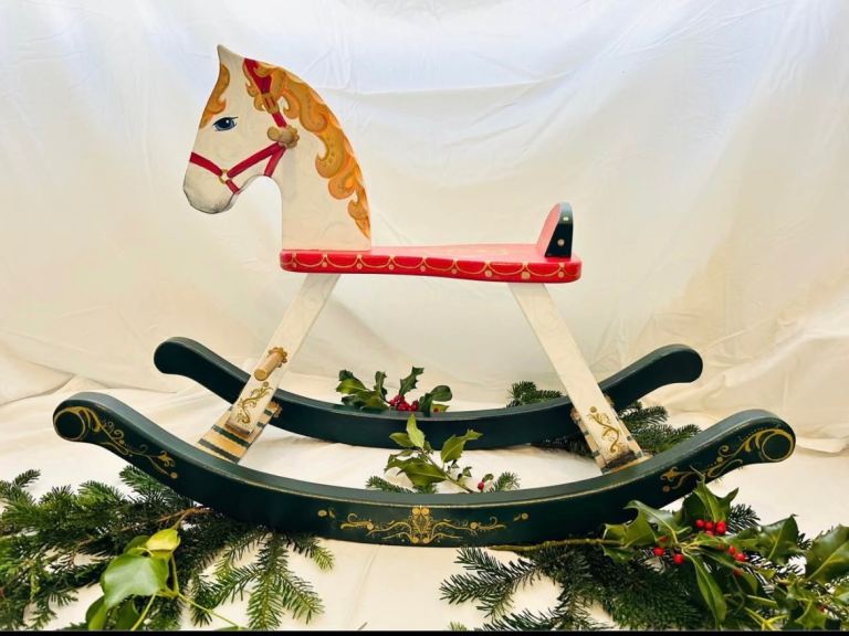 Hand painted Rocking Horse 