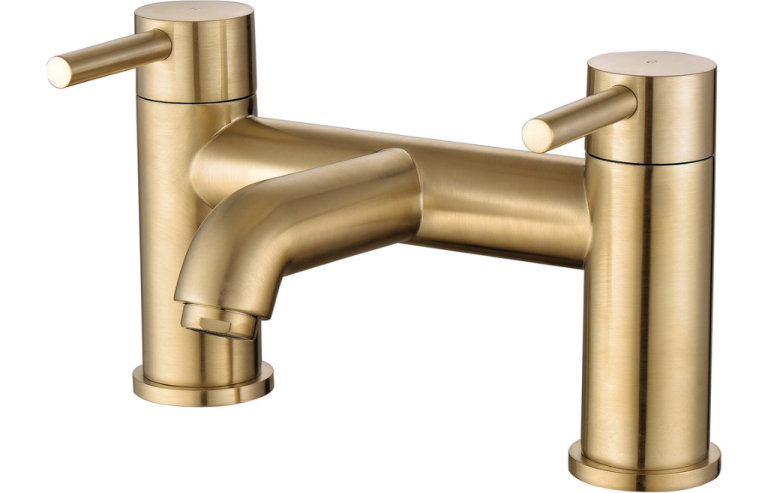 New Brushed Brass Pescara Bath Filler Tap RRP £150 Our Price £95