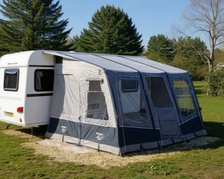 Vango Sanna 420 Large Caravan Air Porch Awning + Pump VGC