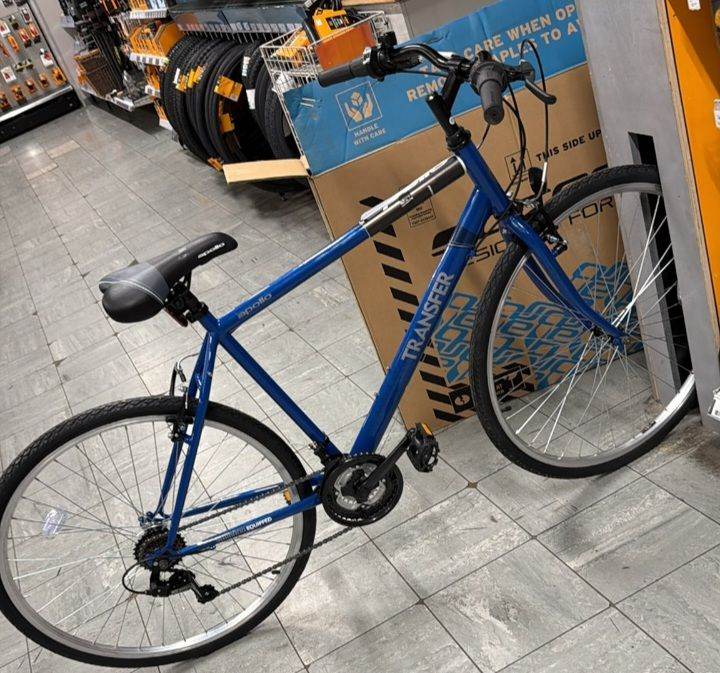 New Blue TRANSFER Hybrid Bike