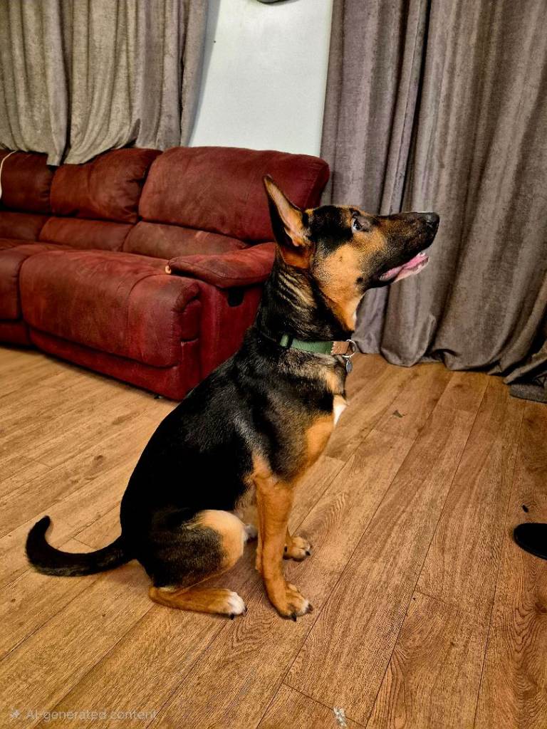 9 month old German Shepherd/Bull Terrier 