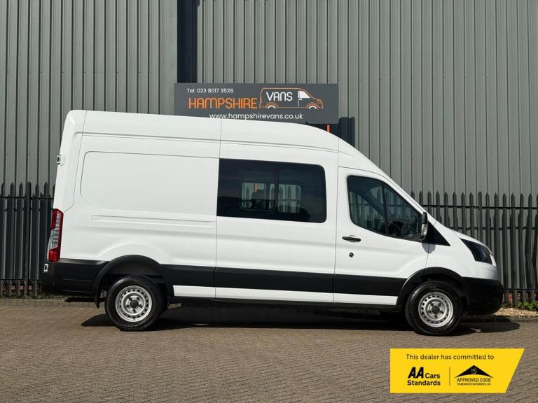2021 Ford Transit 2.0 350 EcoBlue Leader Crew Van Double Cab 6dr Diesel Manual RWD L3 H3 Euro Com...