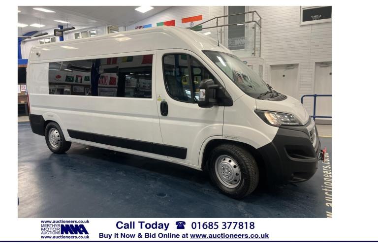 2019 Peugeot Boxer 435 L3H2 2.0 BLUE HDI 130PS LWB 5 SEAT DISABLED MINIBUS ------------------- Mi...