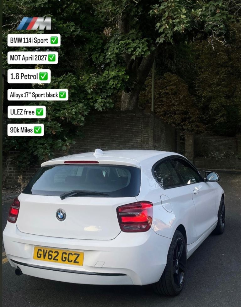 BMW, 1 SERIES, Hatchback, 2012, Manual, 1598 (cc), 3 doors