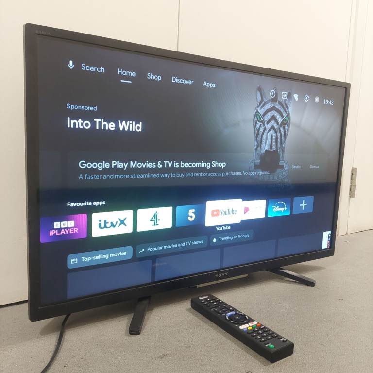 2022 year 32"Sony Smart android wifi led Remote - excellent Condition