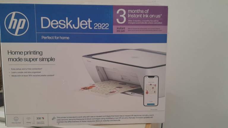 Hp deskjet 2922 AIO wireless printer