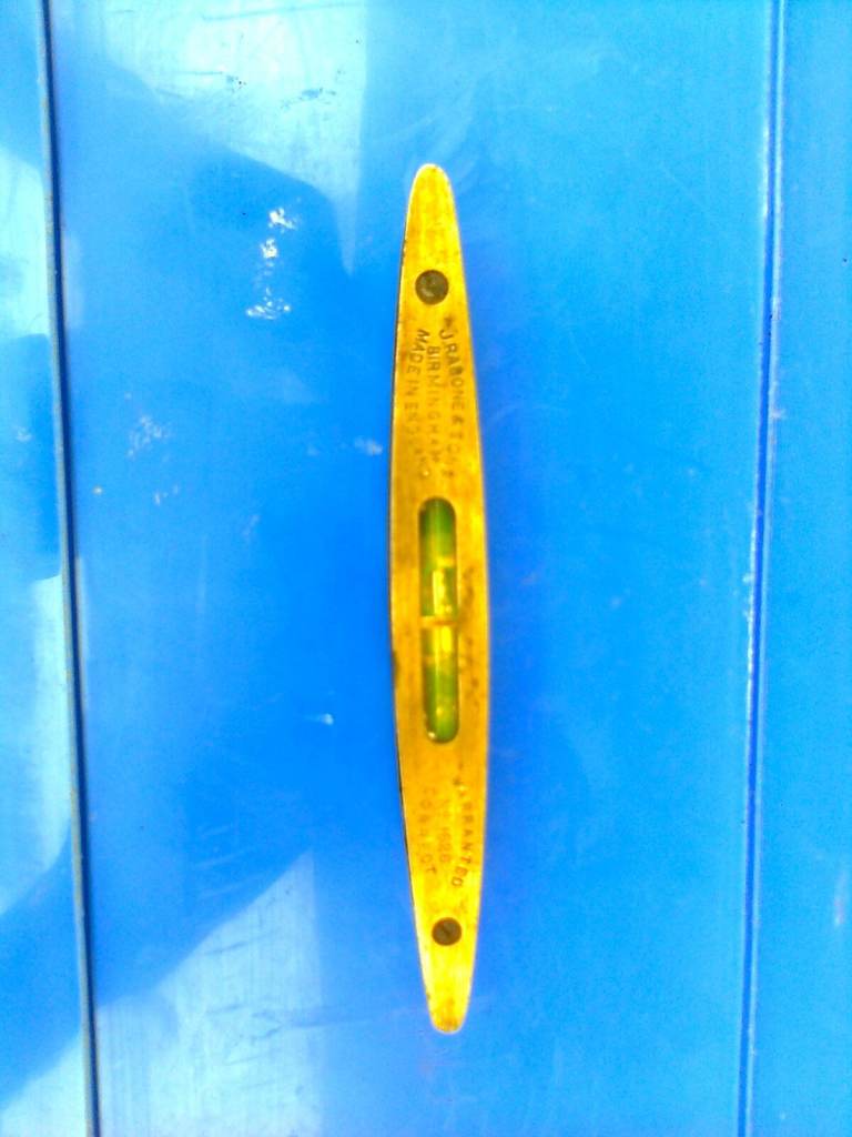 Spirit Level, No Text PLease, J Rabone & sons Birmingham, made in England warranted No 1626.