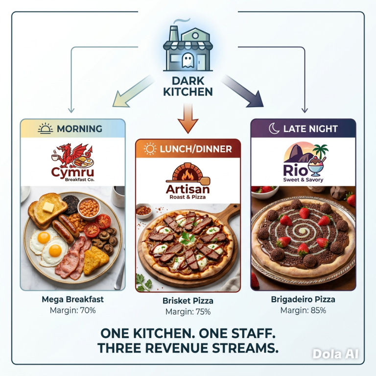 Invest in the Future of Hybrid Dining: One Kitchen, Three Global Icons